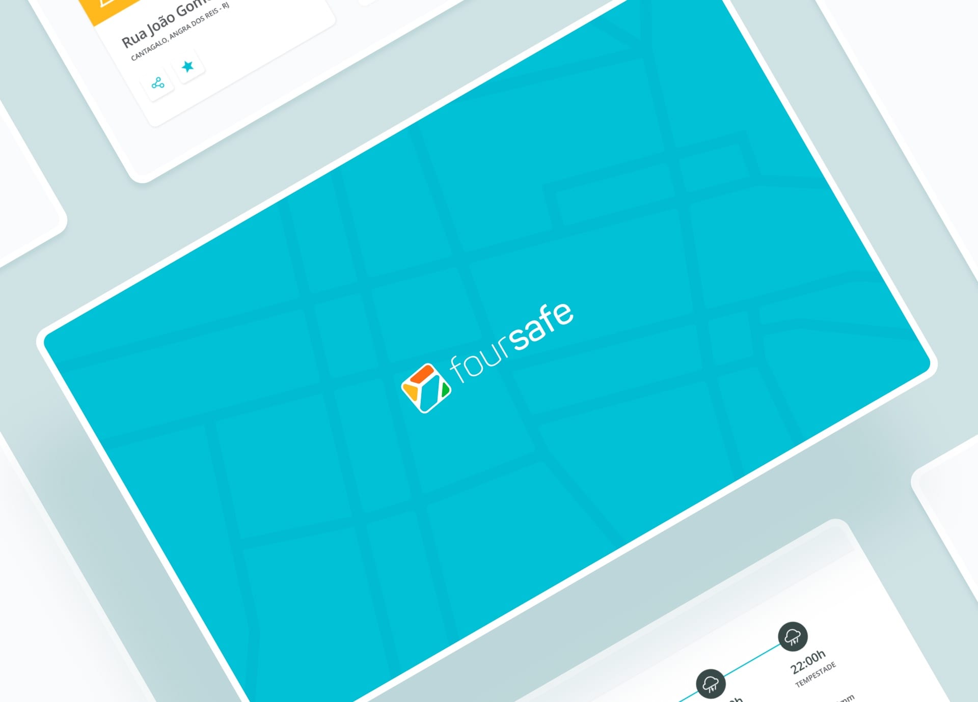 Apresentação do projeto de design do produto Foursafe