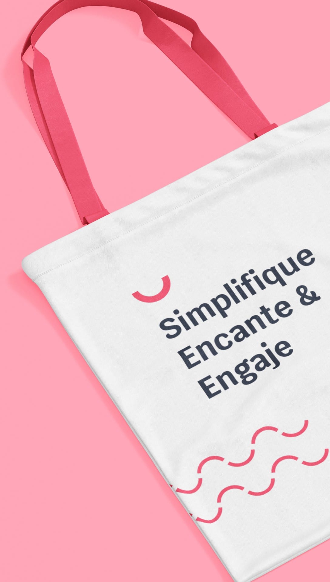 Aplicação da marca HRestart em ecobag